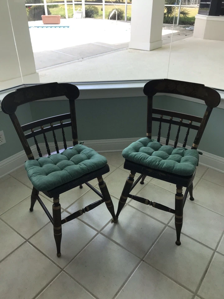 2 стула Ethan Allen - Hitchcock стулья боковой стул 12-6120-COTTAGECORE - Изображение 2 из 4