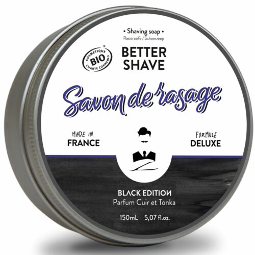 Monsieur BARBIER Savon de Rasage Naturel - Better Shave / Black Edition - Photo 1/4