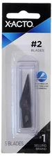 X-ACTO #2 Blades Package of 5 Blades #X202 New In Pack