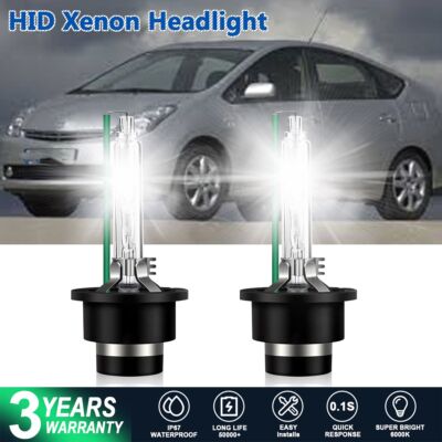 For Toyota Prius 2006-2009 D4S HID Headlight Bulbs Conversion Kit 6000K White