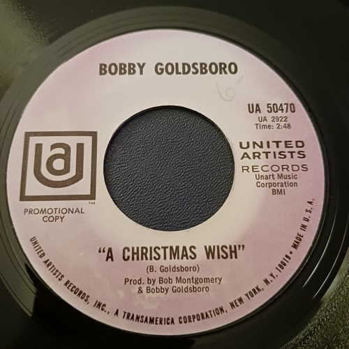 Bobby Goldsboro Look Around You (It's Christmas Time) (UA 50470) Christmas Wish - Imagen 2 de 2
