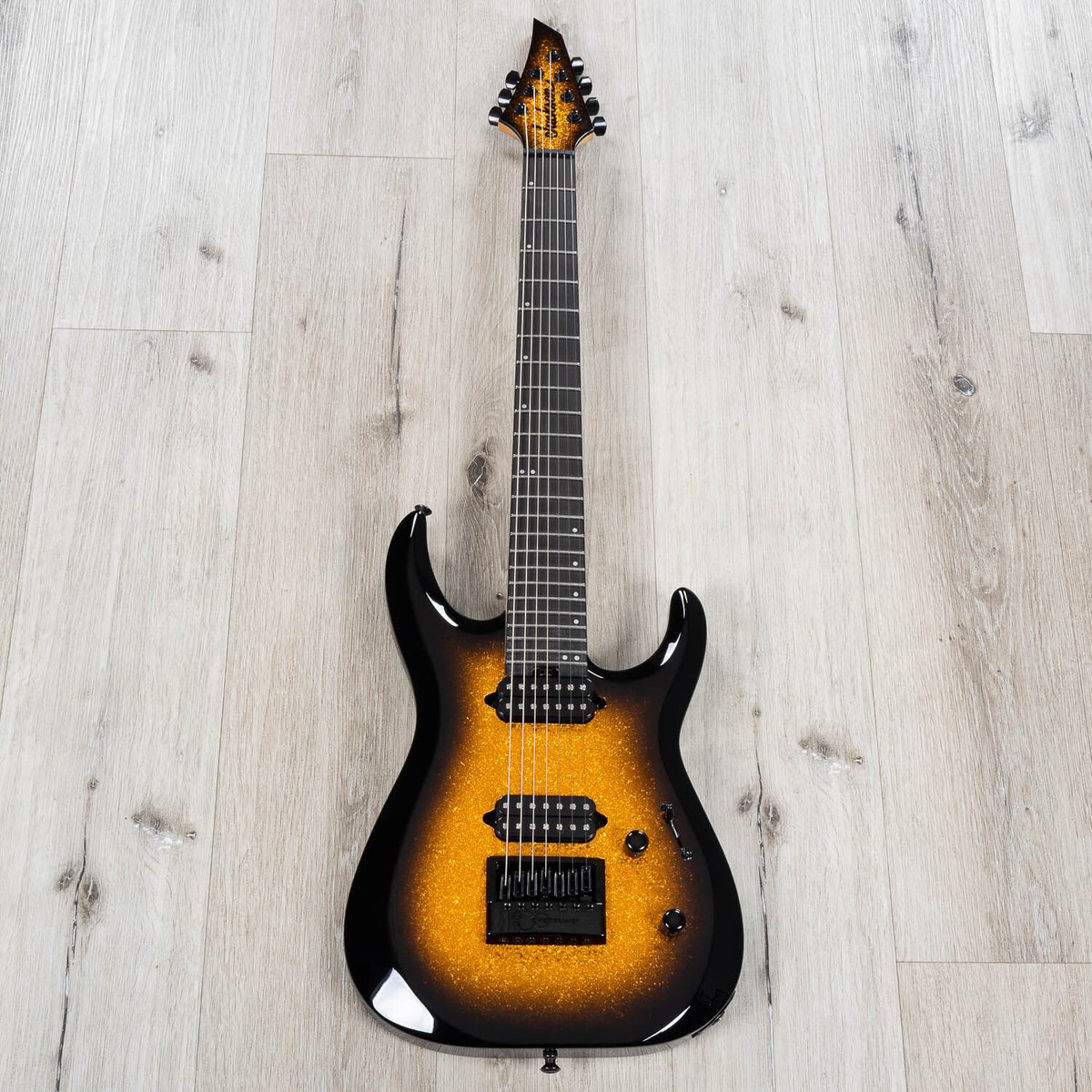 Jackson Pro Plus Dinky DK Modern EverTune 7 Guitar, Gold Jackson Pro Plus Dinky DK Modern EverTune 7 Guitar, Gold