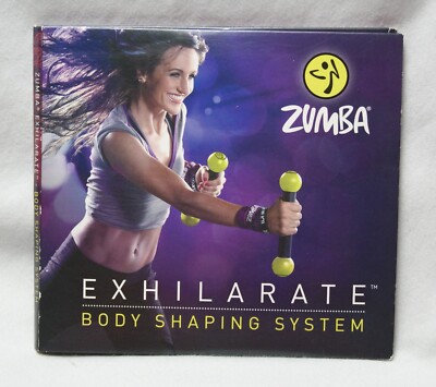 zumba fitness exhilarate DVD 3 disc set step by step activate ripped & mix