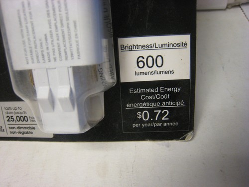 Feit Electric 2 Pin GX23 LED Bulb 6 Watt 13 Equivalent Cool White 600 Lums 4000K - Picture 2 of 9