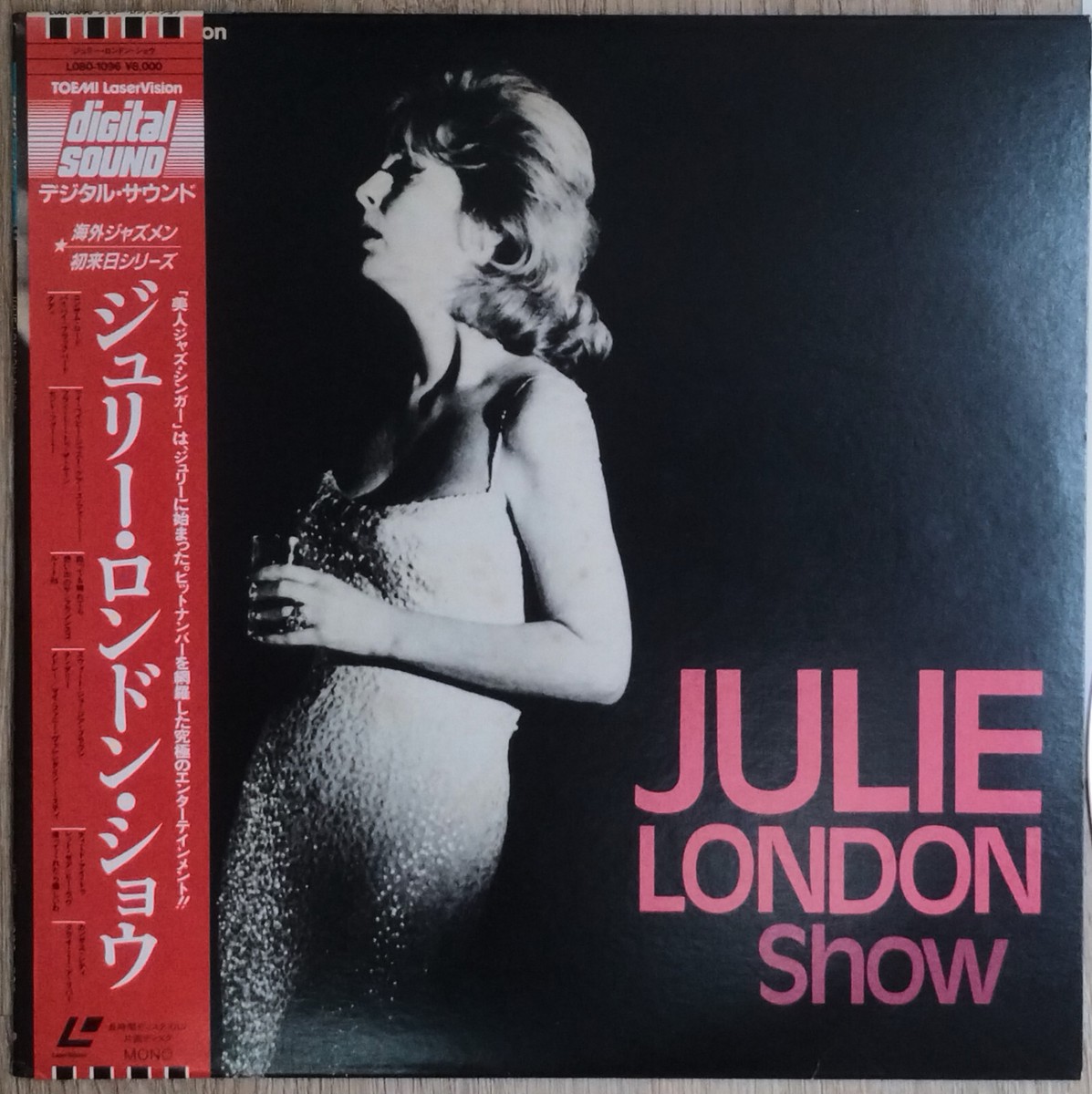 JULIE LONDON Laserdisc Live Show Jazz Concert JAPAN LD OBI