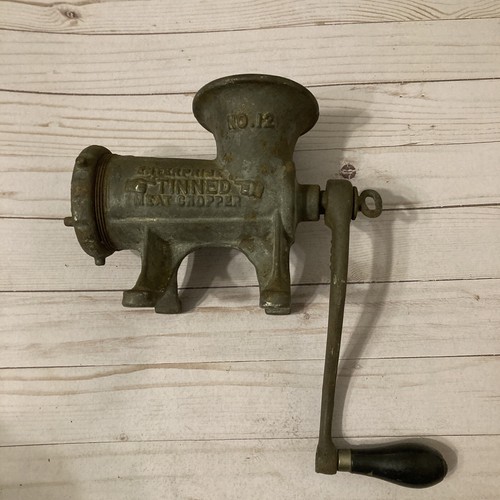 Vintage/Antique Enterprise No. 12 Tinned Meat Grinder Chopper 1887