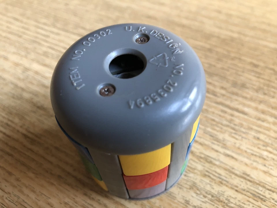 rubik cilindro - Temperamatite - Anni 70 - Made in UK 🇬🇧 - Immagine 2 di 4