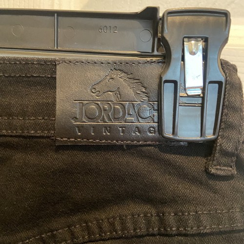 Jordache Women's Black Denim High Rise Pockets Stretch Skirt NWT - Picture 5 of 5