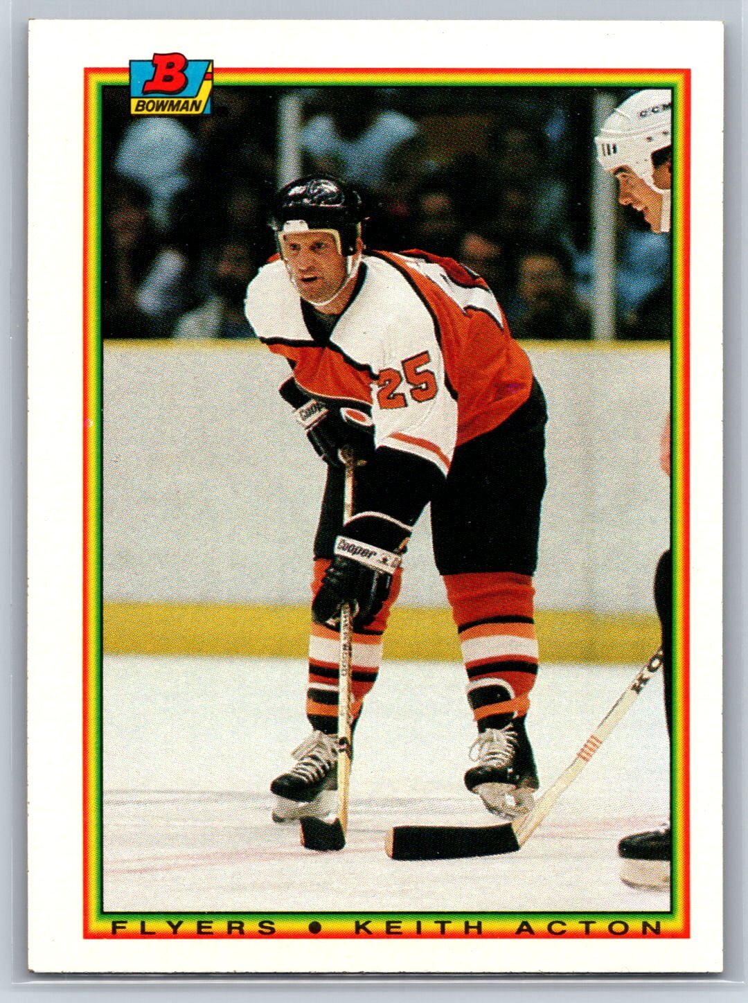 1990-91 Bowman Keith Acton Philadelphia Flyers #113