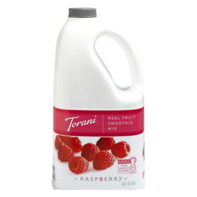 Torani Raspberry Real Fruit Smoothie Mix - Bottle (64oz)