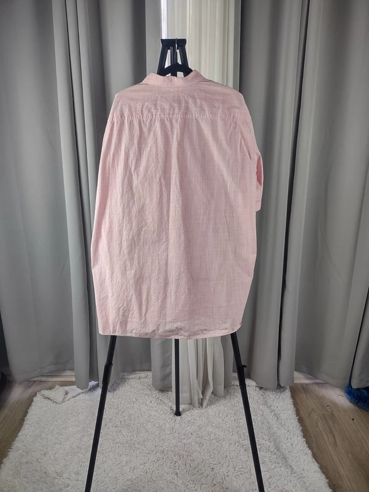 Casa Moda 100% Cotton Pink Pattern Short Sleeve Casual Fit Button Down Size 3XL - Image 3 of 4