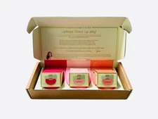 Pixi Beauty LipMask Tinted Lip Jelly Set (pink, red, orange tints) set of 3