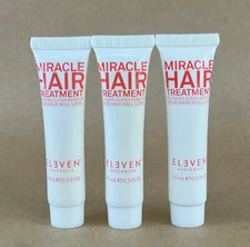 Eleven Australia Miracle Hair Treatment 0.3 oz (Pack of 3)