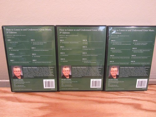 Great Courses How to Listen to and Understand Great Music, 3rd Ed. 48-CD + BOOK - Picture 3 of 11