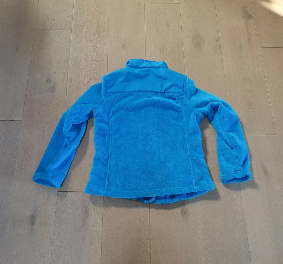 Womens Large Snozu Performance Fleece Jacket Full Zip Cerulean Blue - Image 2 of 4