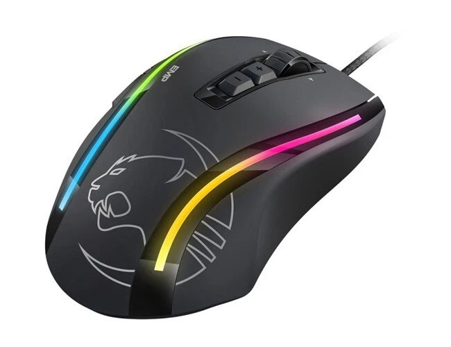 ROCCAT Kone EMP RGB Optical Performance Gaming Mouse, 12,000dpi, black, faulty - Image 2 of 4
