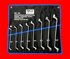 8-tlg. Doppel Ringschlüssel Satz Ring Schraubenschlüssel Set Gr. 6x7mm - 20x22mm