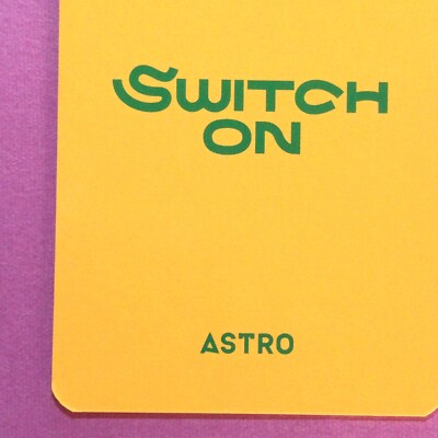 MJ ASTRO 8th Mini Album SWITCH ON card KPOP | eBay