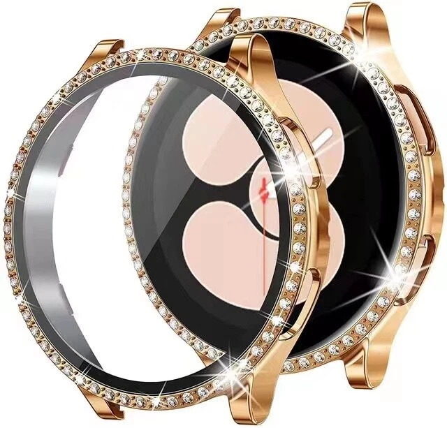 Funda protectora de pantalla de vidrio diamante para Samsung Galaxy Watch 4 40 mm 44 mm Foto 2 de 4