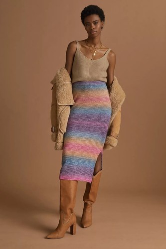 Sunset Sweater Midi Skirt by Lucky 