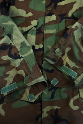 USMC Vintage 80s Military 1985 GENERAL Zip M-65 Camouflage Field