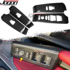 Real Carbon Door Window Switch Panel For Acura Integra Type S DE5 A-Spec DE4 23+
