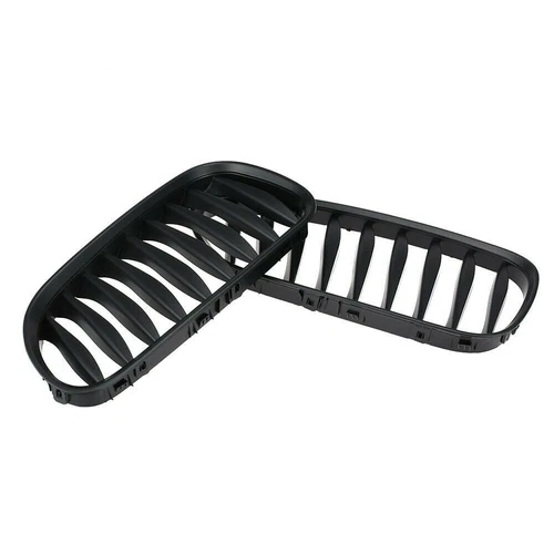 For BMW Z4 E85 E86 2003-2008 2-Door 2Pcs Matte Black Front Bumper Kidney Grilles - Picture 4 of 6