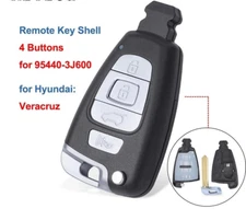 Remote Car Key Shell Case Frame 4 Buttons for Hyundai Veracruz