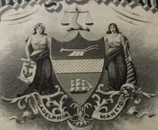 RARE Philadelphia Company Guaranteeing Mortgages Stock 7 Shares   Brown 1930