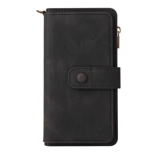 For Samsung Galaxy S24 S23 S22 S21 15 Card Slots Zipper Wallet Phone Case+Strap - Picture 8 of 61