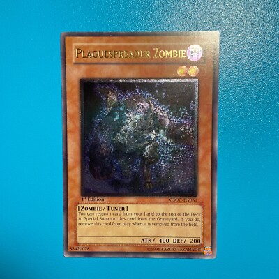 GREEN Double Stamp Misprint Plaguespreader Zombie Ultimate Rare