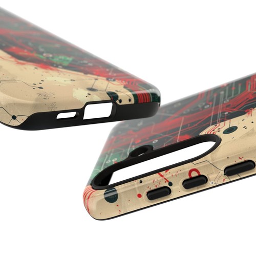 For iPhone | Samsung Galaxy | Pixel Phone Case - Circuit Board Chip Red Green - 第 133/210 張圖片