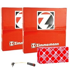 ZIMMERMANN Bremsscheiben 342mm FEBI Beläge Set Vorne für MERCEDES W206 S206 A236