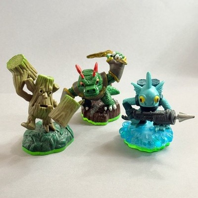 Skylanders Spyros Adventure Figure LOT Stump Dino-Rang Grunt Series 1 X-Box 360