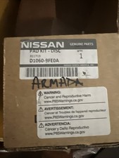 2008-2016 Nissan Armada Front Brake Pads Genuine OEM NEW D1060-9FE0A D10609FE0A