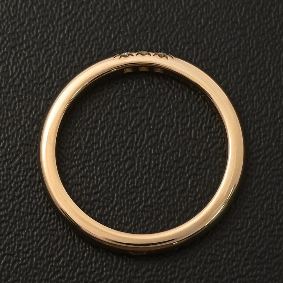 TIFFANY & Co. Alianza de boda Forever, 0,1 anillo de diamantes de 3 piezas, oro de 18 quilates, 750-... Foto 4 de 4