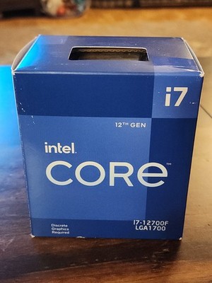 Intel Core i7-12700F 12-Core 2.1GHz LGA1700 12MB L2 25MB L3 BX8071512700F