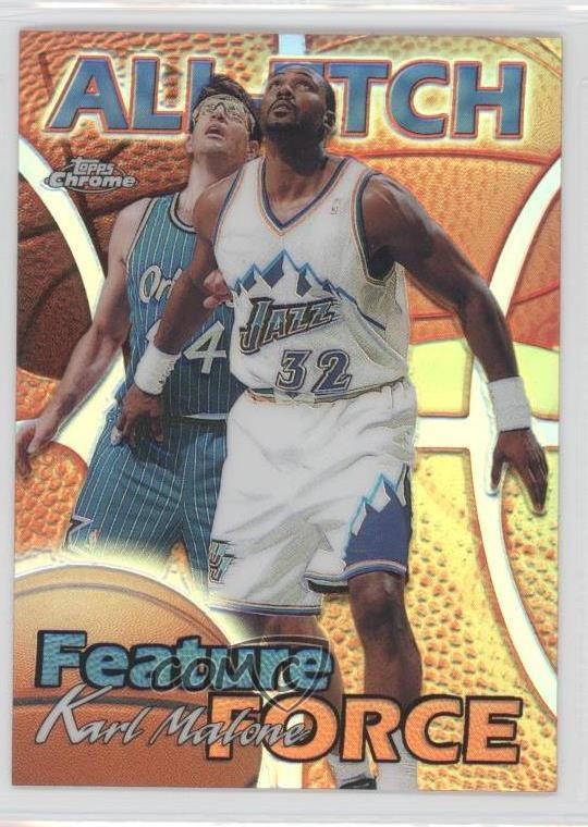 1999-00 Topps Chrome All-Etch Refractor Karl Malone #AE1 HOF 7y2