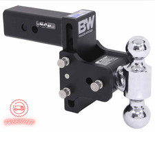 Bw Tow Stow Adjustable 2-ball Mount 2.5 Receiver 5 Drop 4.5 Rise 18k Bw Tow Stow Adjustable 2-ball Mount 2.5 Receiver 5 Drop 4.5 Rise 18k