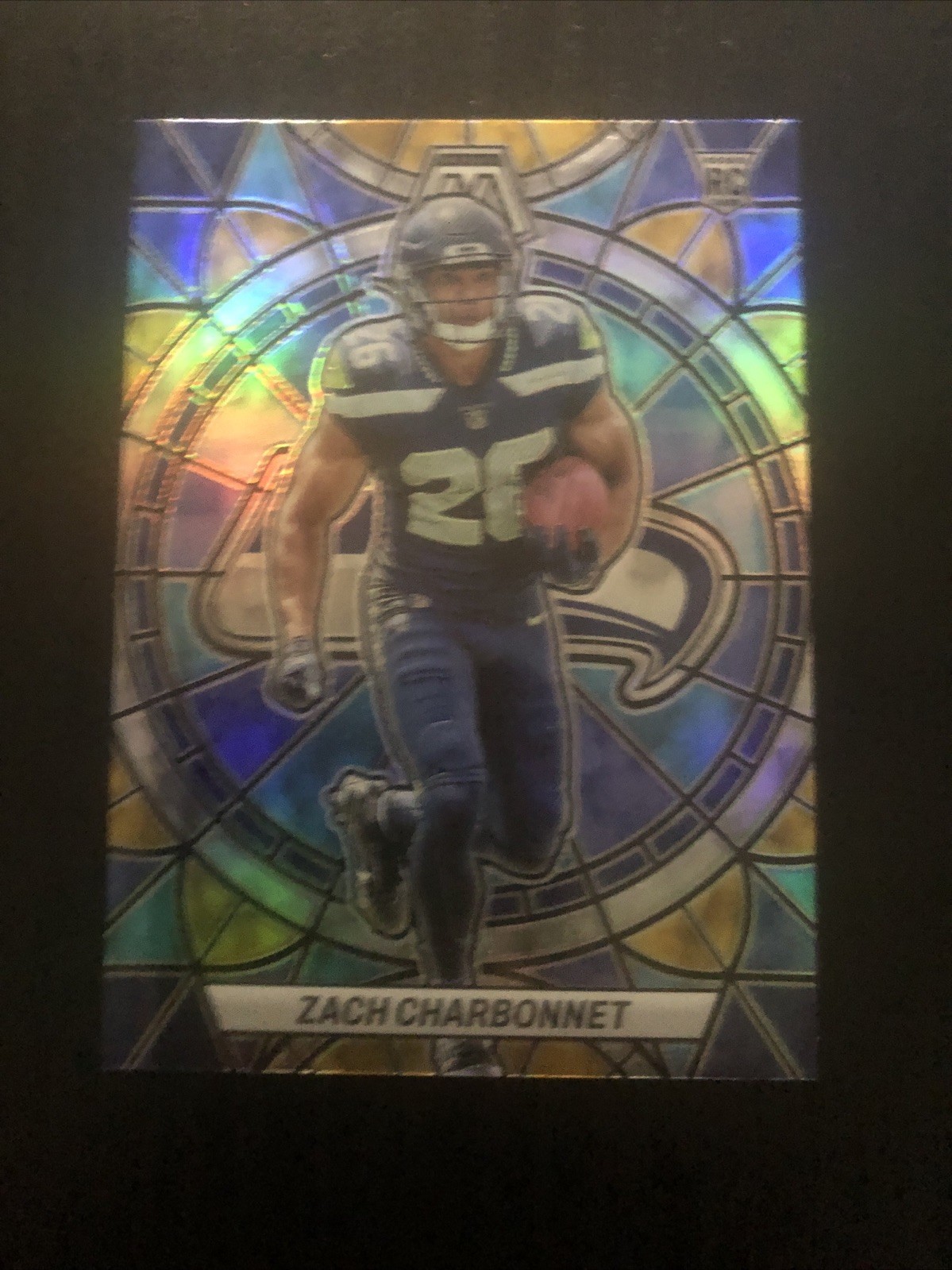 2023 Panini Mosaic Stained Glass Zach Charbonnet SG-27
