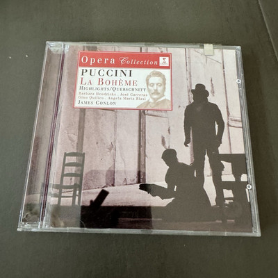 Erato Puccini La Bohème Highlights CD 1996 Carreras Conlon