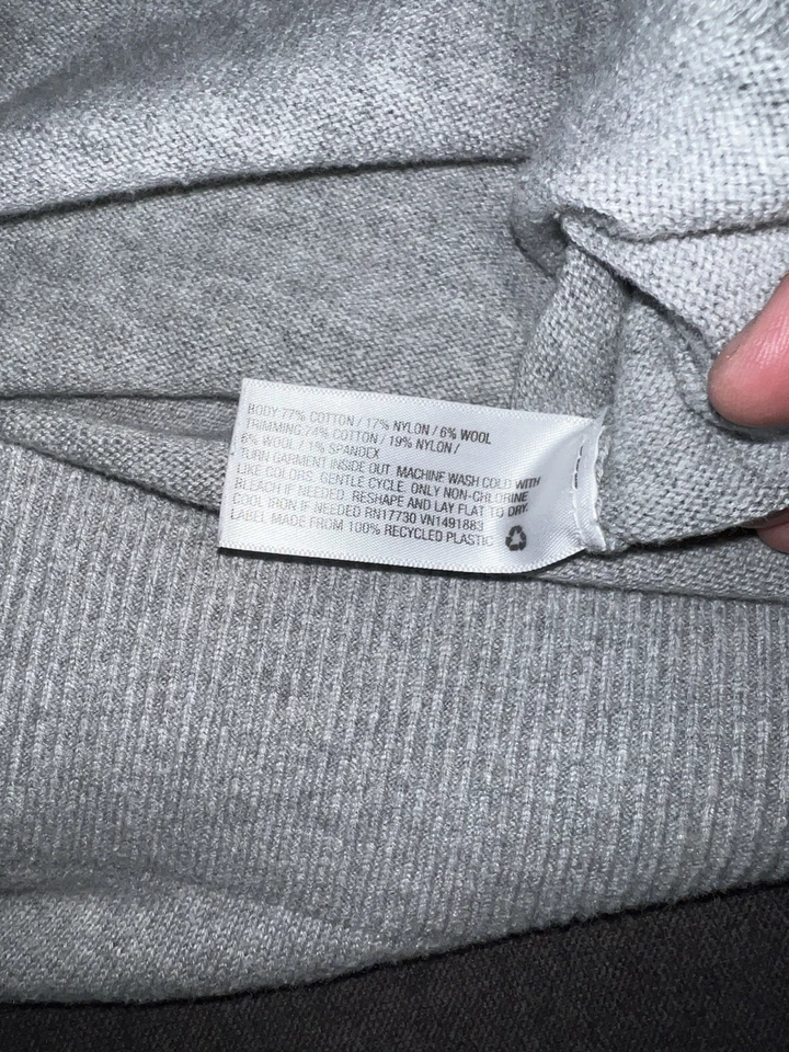 Серый Merona v-образным вырезом свитер #preppy #зимний #свитер #dressy #target - Изображение 3 из 4