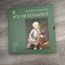AGE OF ELEGANCE TIME LIFE CLASSICAL BOX SET 4 VINYL LP’s PLUS BOOKLET IN VGC HMV