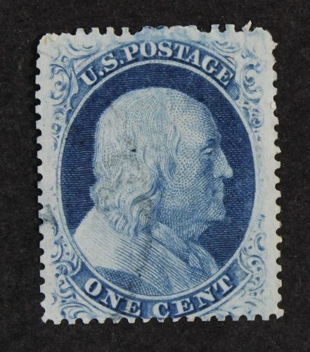 CKStamps: US Stamps Collection Scott#24 1c Franklin Used