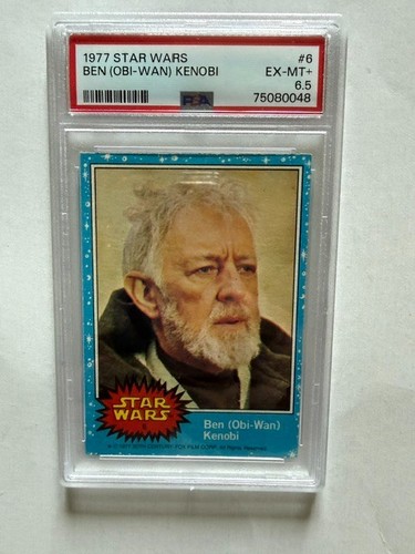 1977 Topps Star Wars #6 Ben (Obi-Wan) Kenobi — PSA 6.5