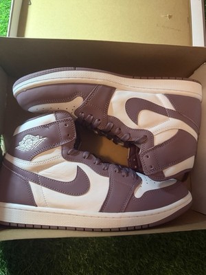 Nike Air Jordan 1 Purple White Colorblock Lace-Up High Top Men's Sneakers