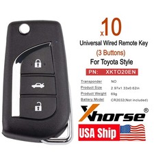 5x Xhorse for Toyota Universal Wire Remote Sm...