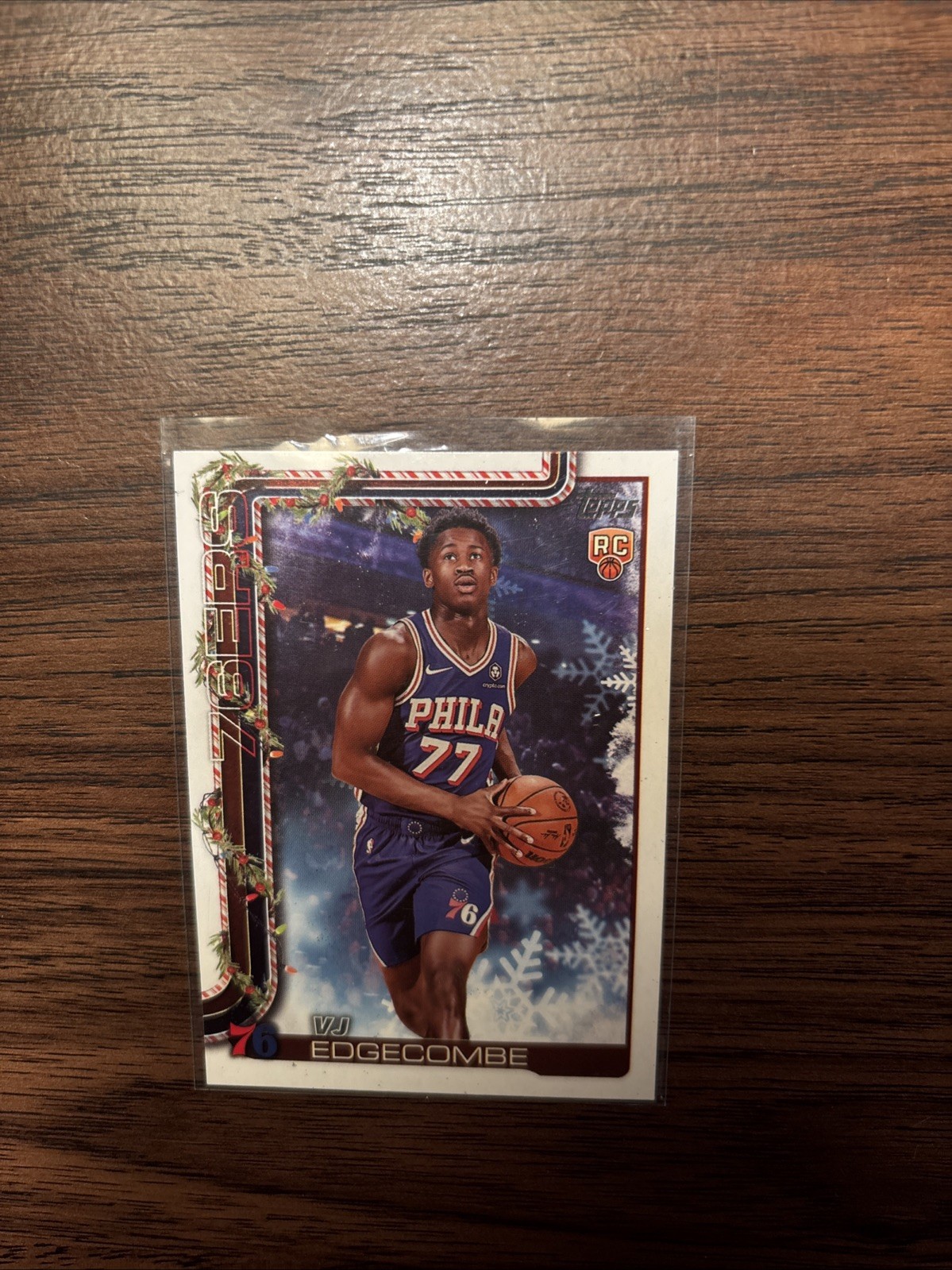 2025-26 Topps Holiday - VJ Edgecombe #H163 (RC)