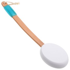 Assorted Color Wooden Bath Back Scrubber for Gentle Skin Exfoliation