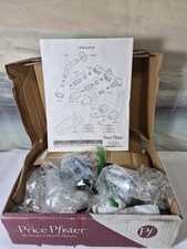 Price Pfister 3-Handle Tub Shower Faucet Crystal or Chrome, New Open Box